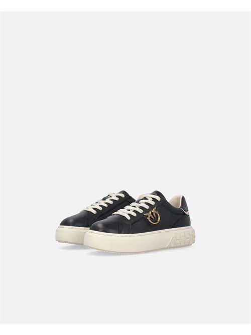 Flatform sneakers with high sole and metal logo Pinko | SS0003P014ZI8.ZI8